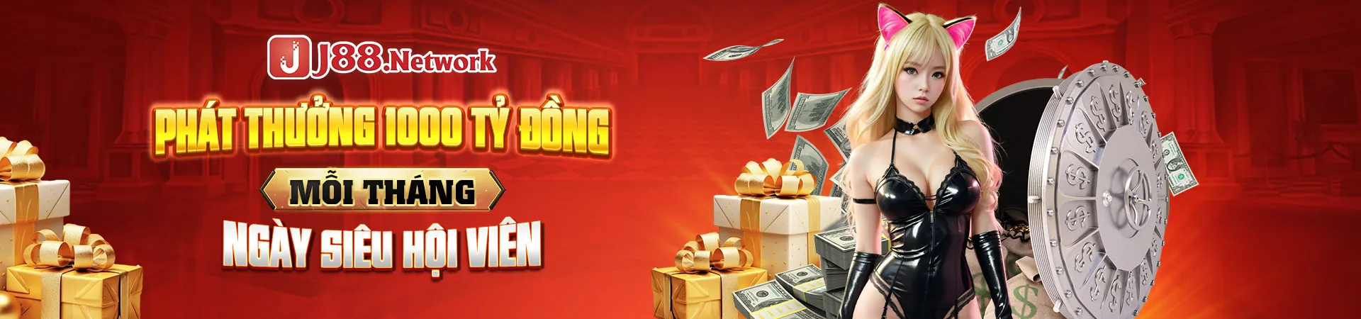 Hình ảnh sang trọng của chương trình VIP j88bet code
